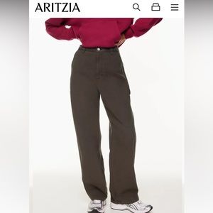 Aritzia Greenwich Pant in GD Rich Mocha Brown, size 00